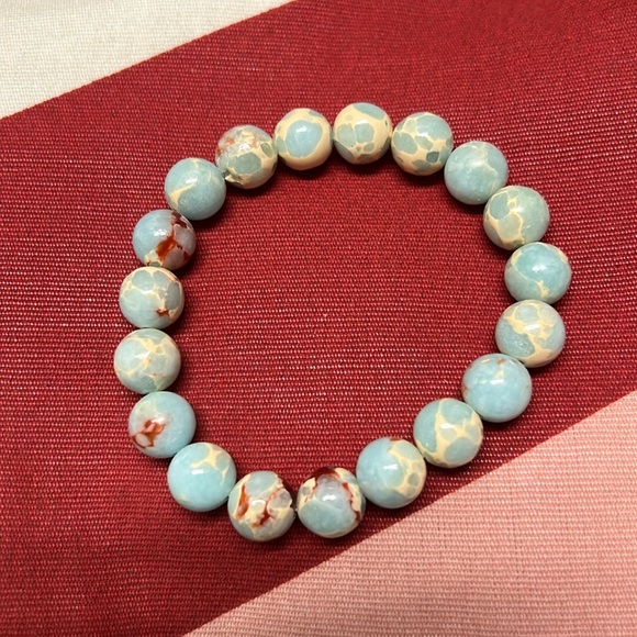 Jewelry - Agalmatolite 10mm Bracelet